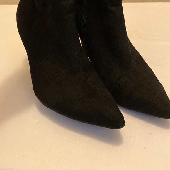 Carlos Black Suede Boots - Picture 7 of 7